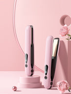 Portable Cordless Hair Straightener with Constant Temperature and Anti-Scald Features