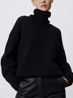 Ribbed Women Sweater Turtleneck Long Sleeve Soft Acrylic Loose Basic Pullover 70bc6bf1-bd56-4f80-ac72-bf46a8509af9-Max Trendsi