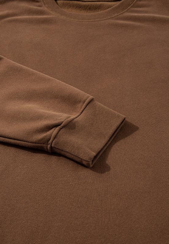 Outfit Set Side Slit Round Neck Long Sleeve Top and Pants Set 70d462b8-8d44-400c-abf5-fc06401ab85d-Max Trendsi