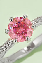 Murray Silver Ring 1 Carat Moissanite Stone Gold Blue Pink 925 Sterling Platinum-plated 7179a333c39144ff879f051cb3ddfc2b-Max Trendsi