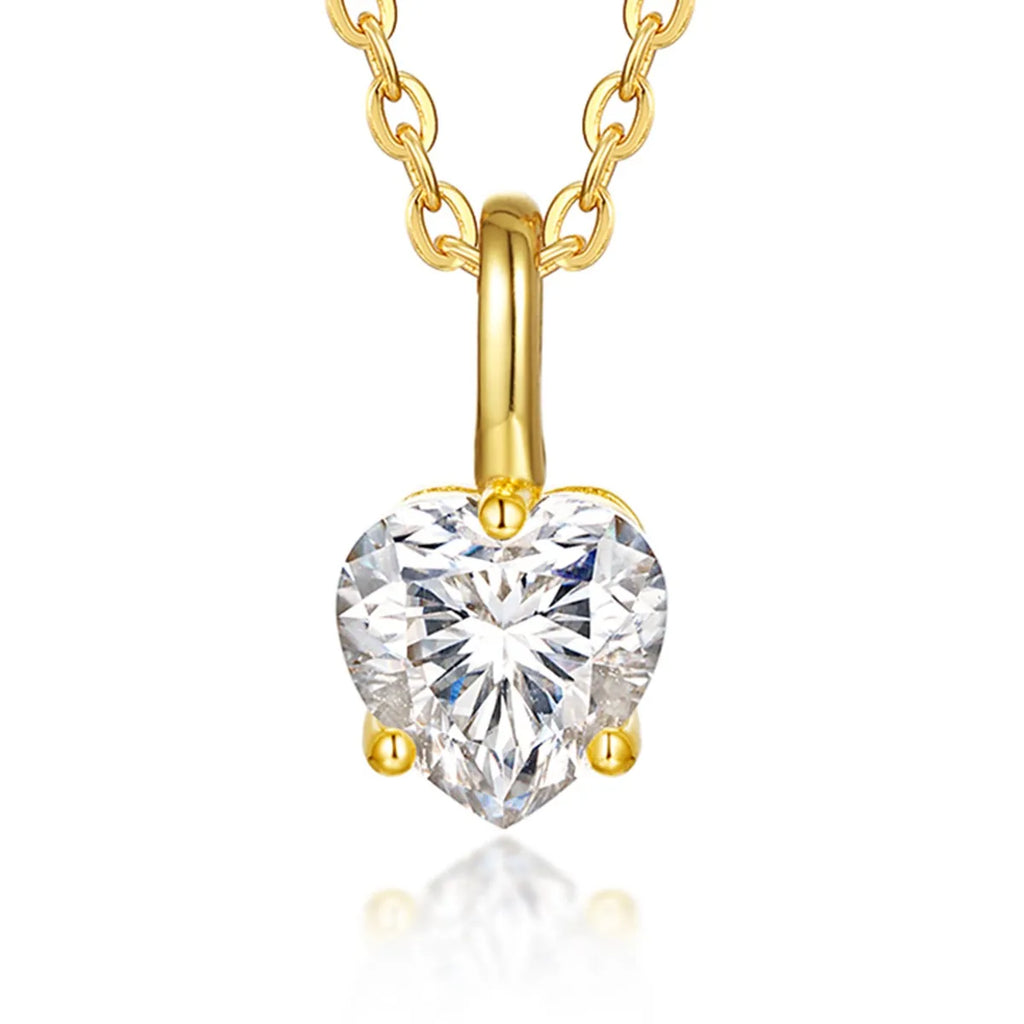 18K Gold-Plated Necklace Heart Moissanite Stone Shape Pendant Jewelry 72013b5c-f2a9-441e-a037-df04e5d76c08-Max-Origin Trendsi