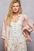 POL Shirt Pink Embroidered Floral Collared Neck with Scalloped Edges Top 729e92f4-0453-41b4-ad95-42126400bdbb-Max-Origin Trendsi