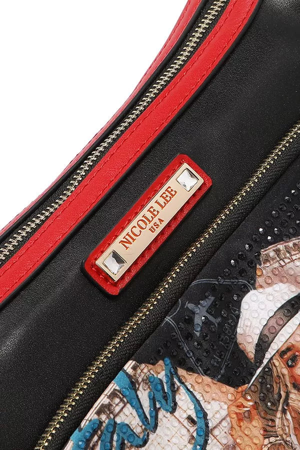 Nicole Lee USA Women's Shoulder Bag Martha Travels Italy Multi Pocket Handbag 72e9bc9d878a4290982ec0fe73390894-Max-Origin Trendsi