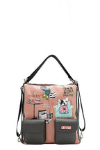 Nicole Lee USA Multifunction Backpack Adjustable Strap Eco-Leather Large Apricot One Size 7319dcee-2cec-4906-a71a-1735d0949c8e-Max Trendsi