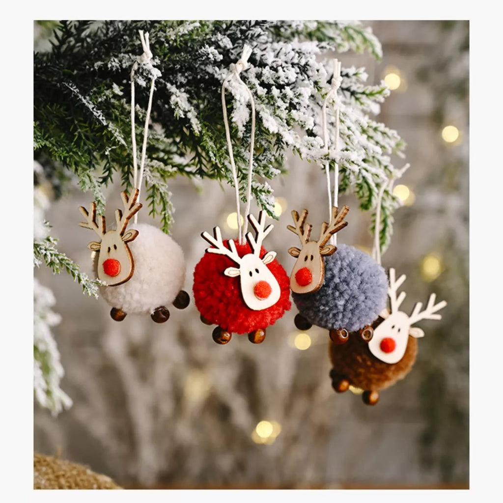 Christmas Ornament Reindeer Decorative Wooden Felt Toy For Tree 734756e6-05e9-4be1-bcb5-0667adaa9c2e-Max-Origin Trendsi