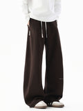Men's Plus Size Wide Leg Casual Drawstring Pants