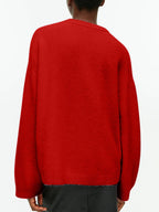Women Sweater Round Neck Drop Shoulder Long Sleeve Soft Solid Pullover 74d0f298-ab88-44c8-908e-658d189dee91-Max Trendsi