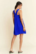 Davi & Dani Mini Dress Cobalt Blue Washed Satin Cutout Skirt Wide Straps 750d2b9f80f14ca8a14e2fe13572d6dc-Max-Origin Trendsi