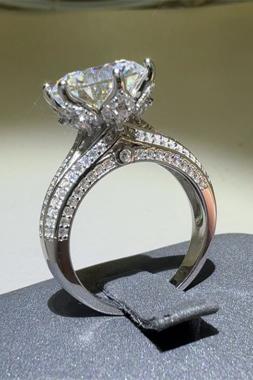 5 Carat Moissanite Silver Ring 925 Sterling Bright Women Jewelry with Box 753903c9-19c8-44cc-abc1-95e1ffdbc769-Max Trendsi
