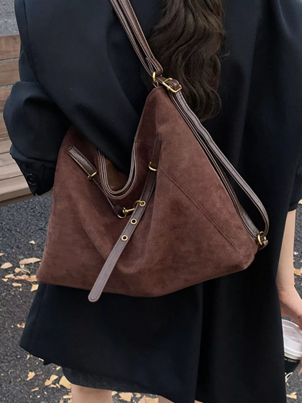 Womens Suede Tote Bag Large Handbag 7631b109-6f63-4c3f-9379-1a76b6ef9e43-Max-Origin Trendsi