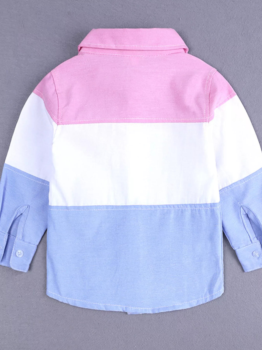 Boy's Children's Set Color Block Shirt & Ripped Jeans 2 Pcs 765c138b099845f38942e20625835ef8-Max-Origin Trendsi