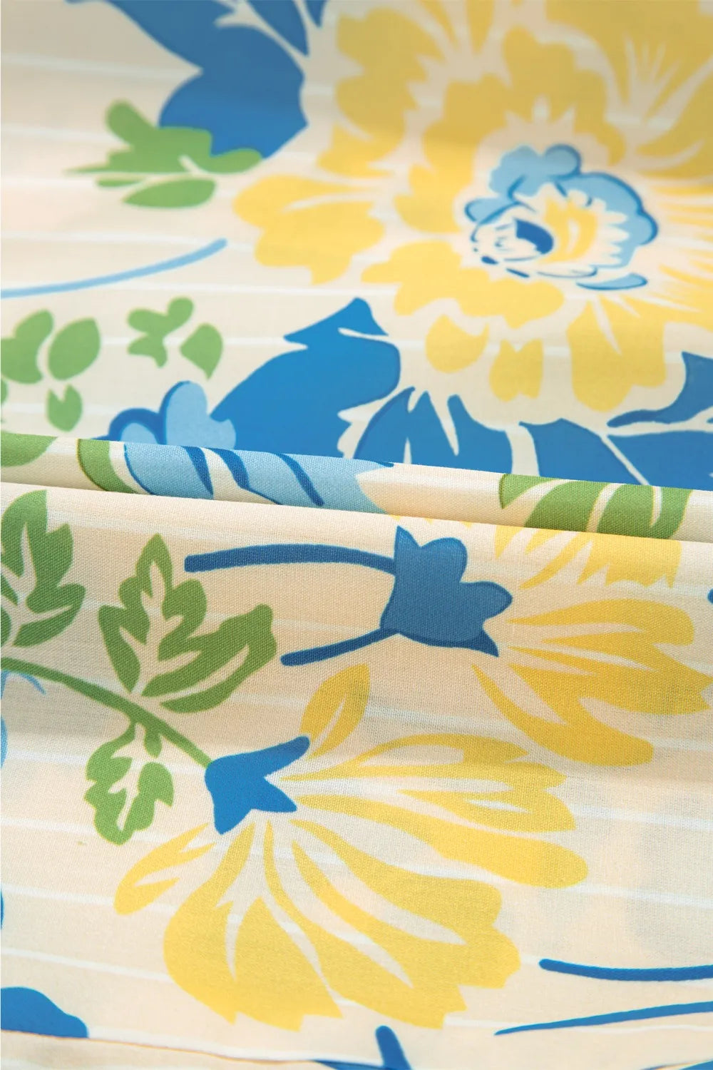 Women's Shirt Floral Printed Puff Short Sleeve Summer Top 7874dbb5-f3ad-468f-9137-012ed91512dd-Max-Origin Trendsi