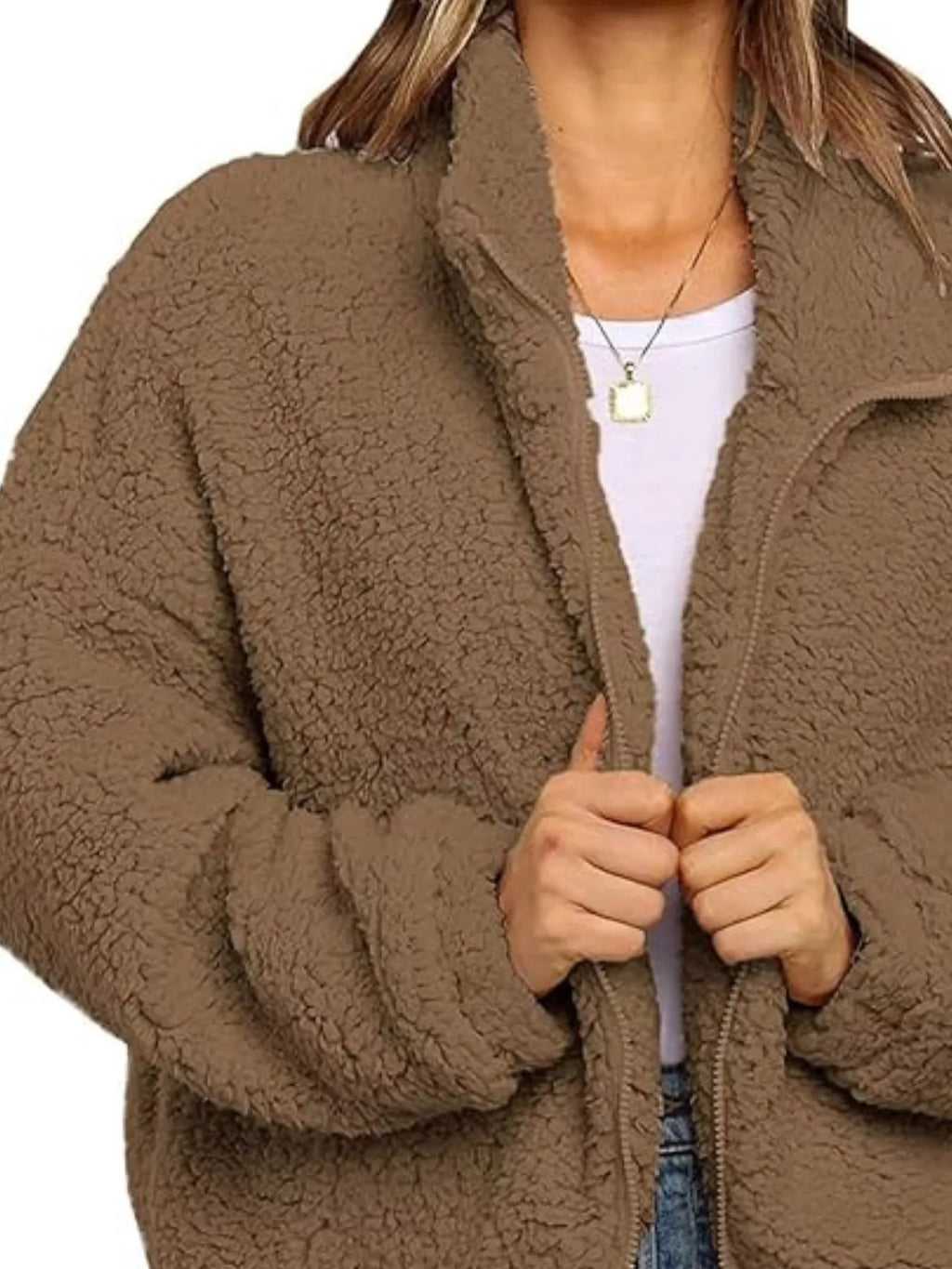 Womens Fleece Jacket Cozy Soft Zip Up Plus Sizes S-3XL 7908be5a-b452-4065-b33a-aeb521cd7754-Max-Origin Trendsi