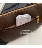 Boston Bag Style Street Trend Large Capacity Soft PU Leather Women's Small Purses