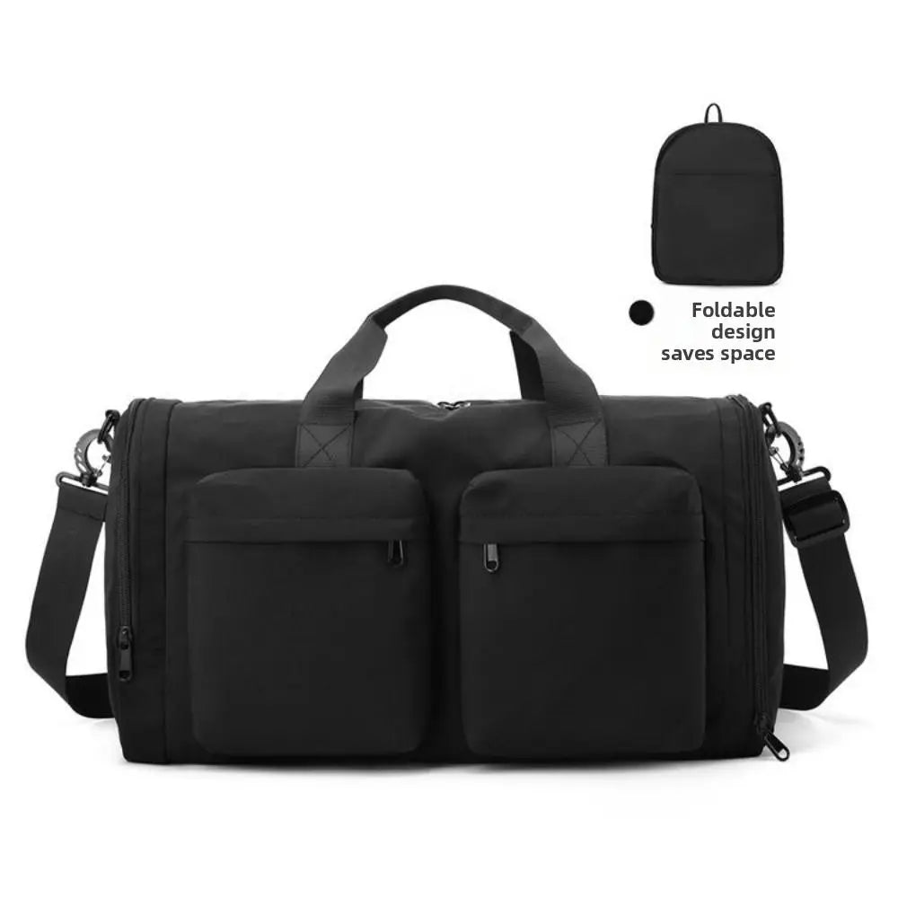 Travel Duffel Bag Nylon Multiple Pockets Large Waterproof Zipper Handbags