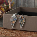 Earrings Natural Stone Dangle Multicolor Drop Earrings Silver One Size 7a987af6-4b33-4abb-bd10-0fffe275e949-Max Trendsi
