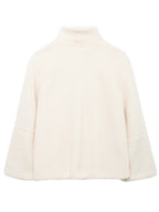 Turtleneck Plush Jacket Women Zip Up Long Sleeve Outer Double Pockets Coat 7b3abc07-8a1e-45e7-b892-3bc278181d2f-Max Trendsi
