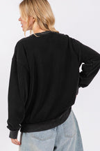 SAGE + FIG USA Letter Patch Round Neck Sweatshirt 7b8b94e0-5b9d-4d53-bf6f-c2c6725d41f6-Max Trendsi
