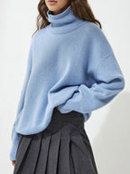 Ribbed Women Sweater Turtleneck Long Sleeve Soft Acrylic Loose Basic Pullover 7b9fb8fa-522a-4e65-b8b2-ba0bb69dae63-Max Trendsi