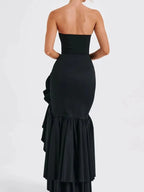 Bodycon Dress Strapless Ruffle Split High-Low Tiered Party Dresses 7bbd5cf7-8fe5-4149-9ccd-7d8dd83b2d3f-Max-Origin Trendsi