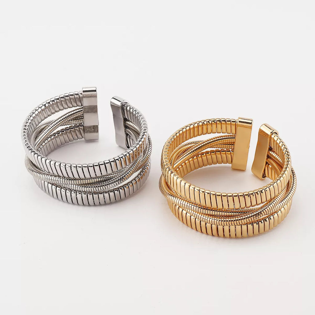 Womens Bracelet Multi-Layered Open 18K Gold-Plated Jewelry 7c4d6b90-d25b-4b4d-b1dc-b86620b1561a-Max-Origin Trendsi