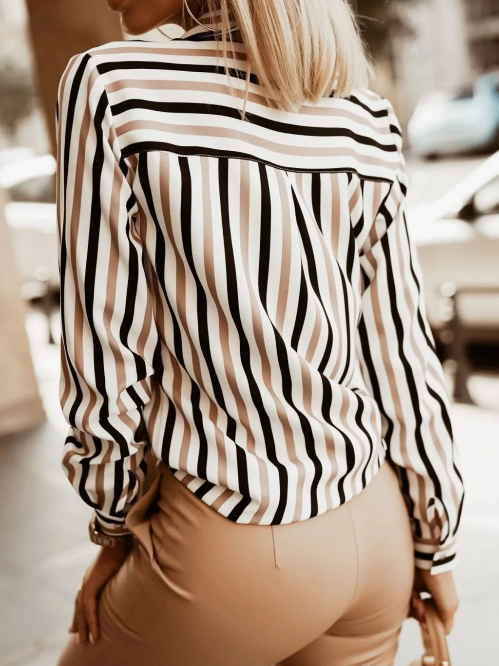 Women's Shirt Striped Long Sleeve Casual Pocketed Top 7cd45c74-b149-45c4-890c-9d68503e185f-Max-Origin Trendsi