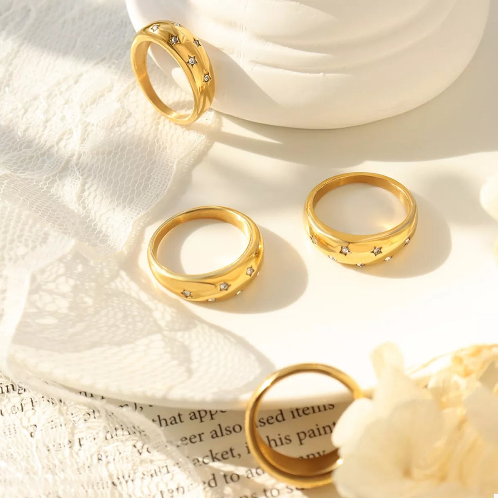 18K Gold-Plated Star Zircon Ring Gold Jewelry 7d01357c-8bae-427b-8daf-0fb419765e73-Max-Origin Trendsi