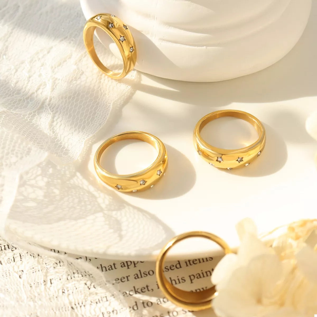 18K Gold-Plated Star Zircon Ring Gold Jewelry 7d01357c-8bae-427b-8daf-0fb419765e73-Max-Origin Trendsi