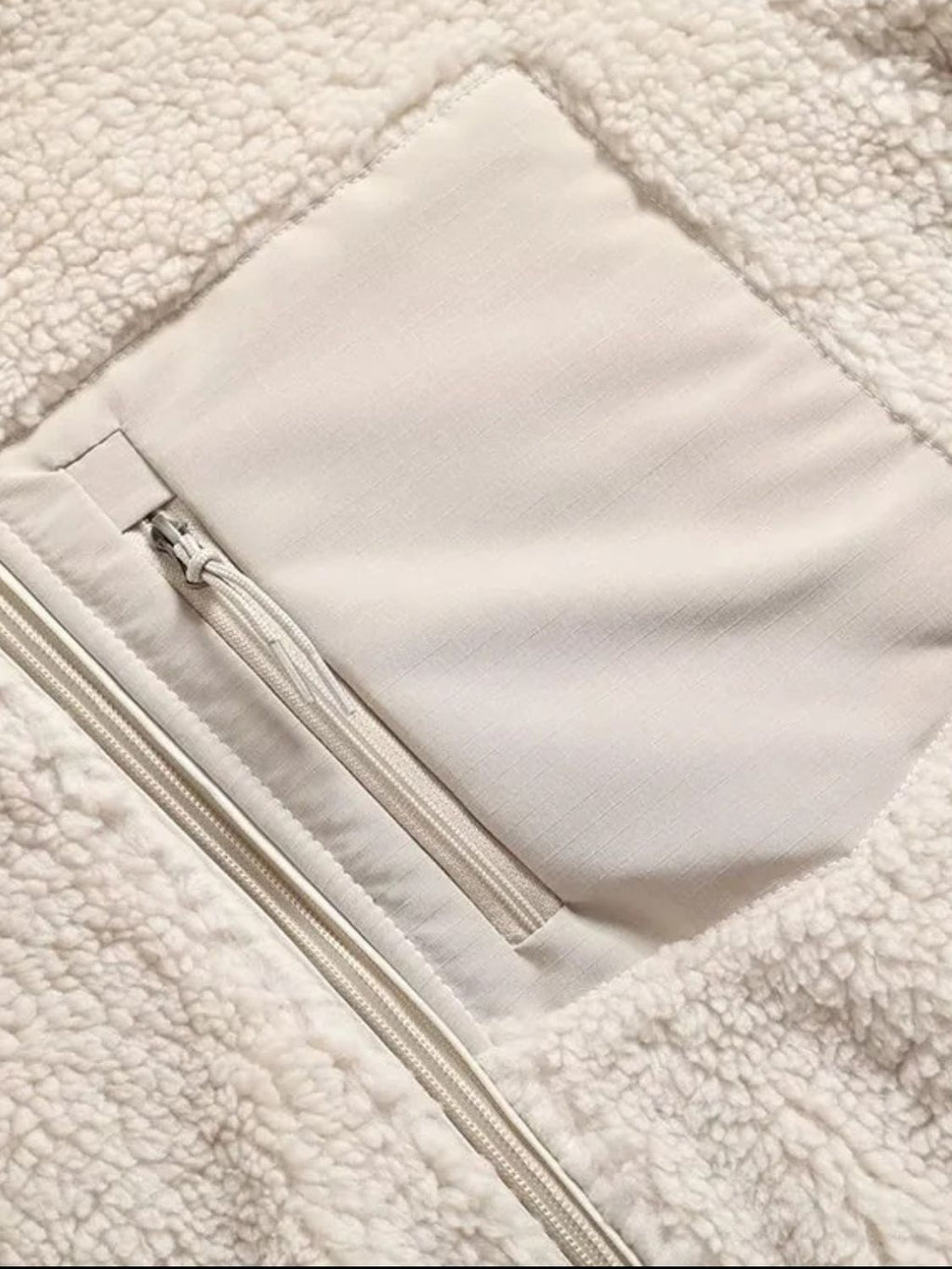 Plush Women Jacket Zip Up Long Sleeve Zip Outer Pocket Collared Outwear 7d3cb37a-7e9c-4988-b2a3-2615ee9ae565-Max Trendsi