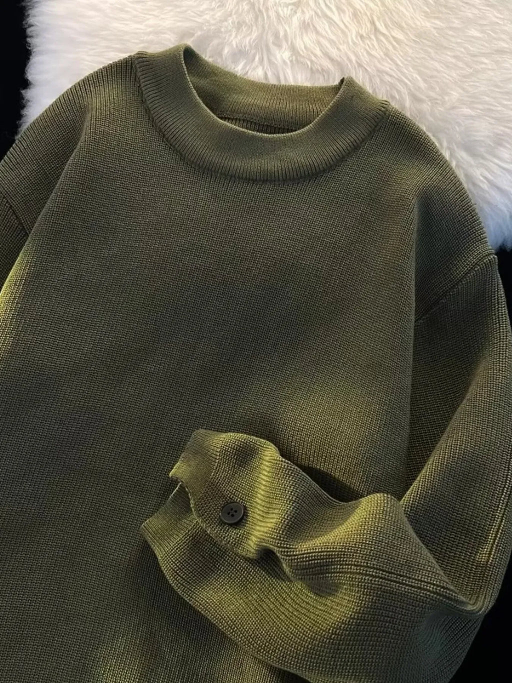 Men's Sweater Round Neck Long Sleeve Basic Style Knit Pullover Plus Sizes 7e5e38c20abd4db382773d7ea9f39553-Max-Origin Trendsi