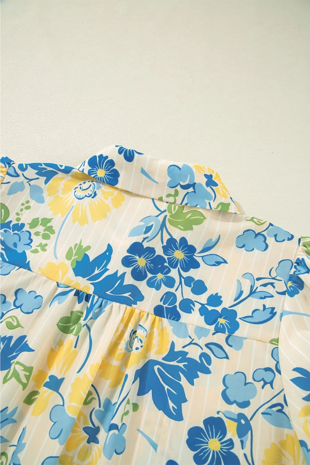 Women's Shirt Floral Printed Puff Short Sleeve Summer Top 7ed6e82f-eaed-474a-981d-959ad125e111-Max-Origin Trendsi