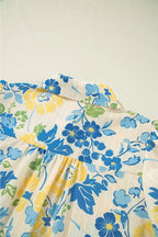 Women's Shirt Floral Printed Puff Short Sleeve Summer Top 7ed6e82f-eaed-474a-981d-959ad125e111-Max-Origin Trendsi