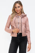 Snobbish Faux Leather Women Jacket Mauve Zip Up Drawstring Hooded 7f1a8312-21a5-4d1d-b556-560ea862b554-Max_b3851968-c91d-4cdb-a50a-3936fed2f174 Trendsi