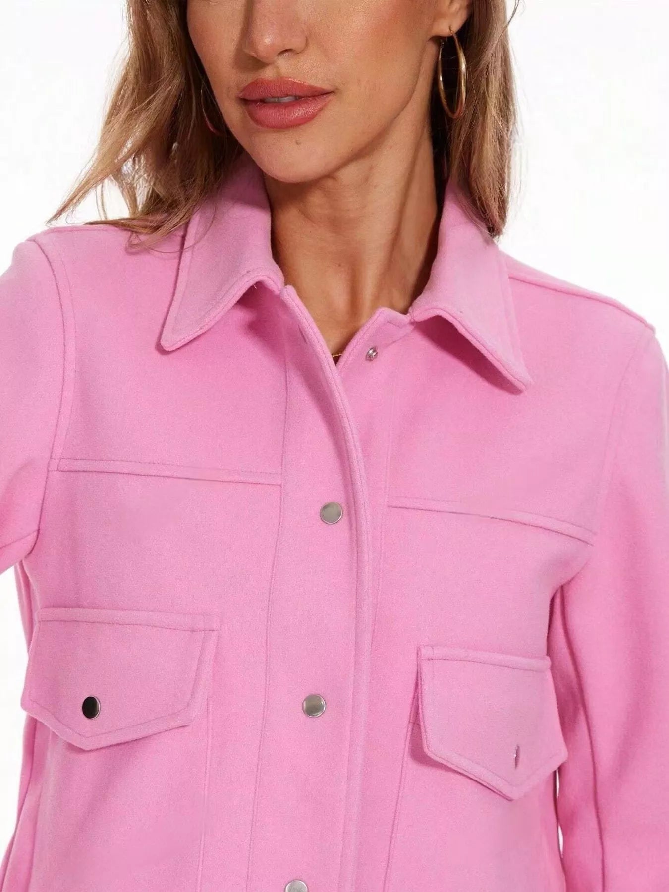 Womens Jacket Cropped Snap Down Long Sleeve Casual Outwear 7fb5a724-df39-4106-98ae-0cc8ddca48d7-Max-Origin Trendsi