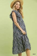Umgee Leaf Print Tiered Midi Dress with Ruffle Detail 7ffe7590-0c7f-4549-be15-a6759fcbeec1-Max-Origin Trendsi
