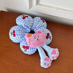 Hair Scrunchy Printed Animal Shaped Cute Accessories Plaid One Size 80729ab0-8345-4fb3-9d41-cd79b5fcc78a-Max-Origin Trendsi