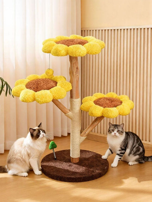 Sunflower Multi-Level Cat Tree and Condo
