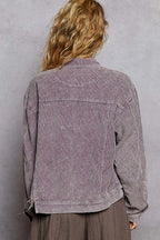 POL Womens Jacket Lilac Corduroy Trucker Buttoned Ribbed Long Sleeve 80ce6be8-5bbd-4706-8537-32667f68ef1e-Max-Origin Trendsi