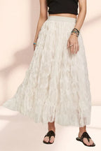 ADORA Maxi Skirt Cloud Fluffy Beige Elastic Waist Sheer Tiered Lined 80dc136afa0743289b9cea52d40f10ee-Max-Origin Trendsi
