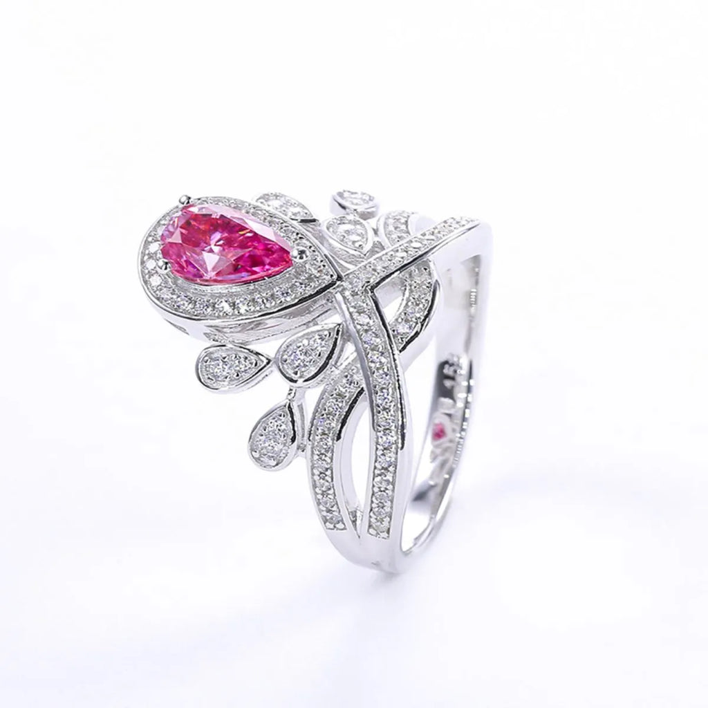 Silver Ring 1 Carat Moissanite 925 Sterling Zircon Colorful Stone Jewelry 81047ec3-5eaf-4347-b776-0fd2d0c90cc7-Max-Origin Trendsi