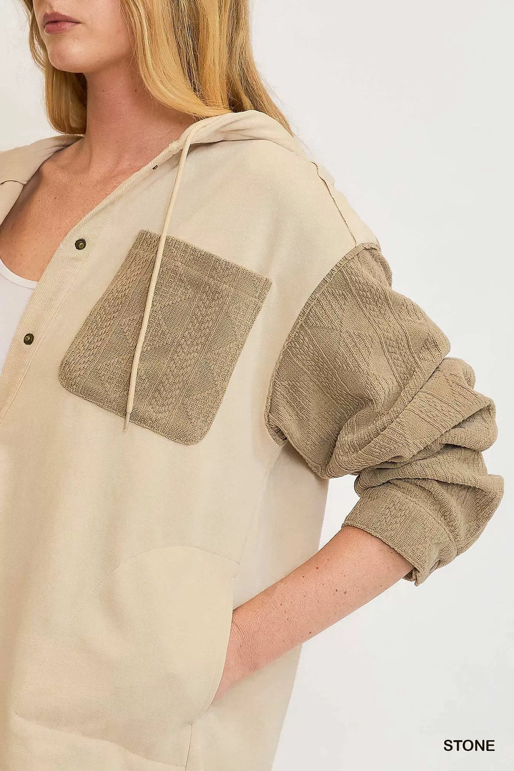 Umgee Womens Shacket Washed French Terry Hooded Jacket 819d514b-8045-4c92-b82f-1e74abb7a85a-Max-Origin Trendsi