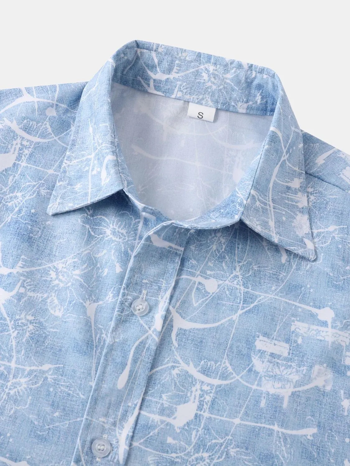 Men's Shirt Abstract Printed Lightweight Short Sleeve Casual Short Sleeve Top 81a49a17-6d4e-4c42-88c0-b34ae5c87c4e-Max-Origin Trendsi