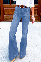 Women's Flare Jeans Black Blue Medium Washed Classic Denim with Pockets XS-4XL 81b02680-722c-460d-8515-d7d3d19fc51e-Min Trendsi