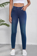 Skinny Jeans High Waist with Pockets Slim Denim Stretch Pants Medium 81bf1ffc-150b-499d-bf53-2f629a85cb7c-Max Trendsi