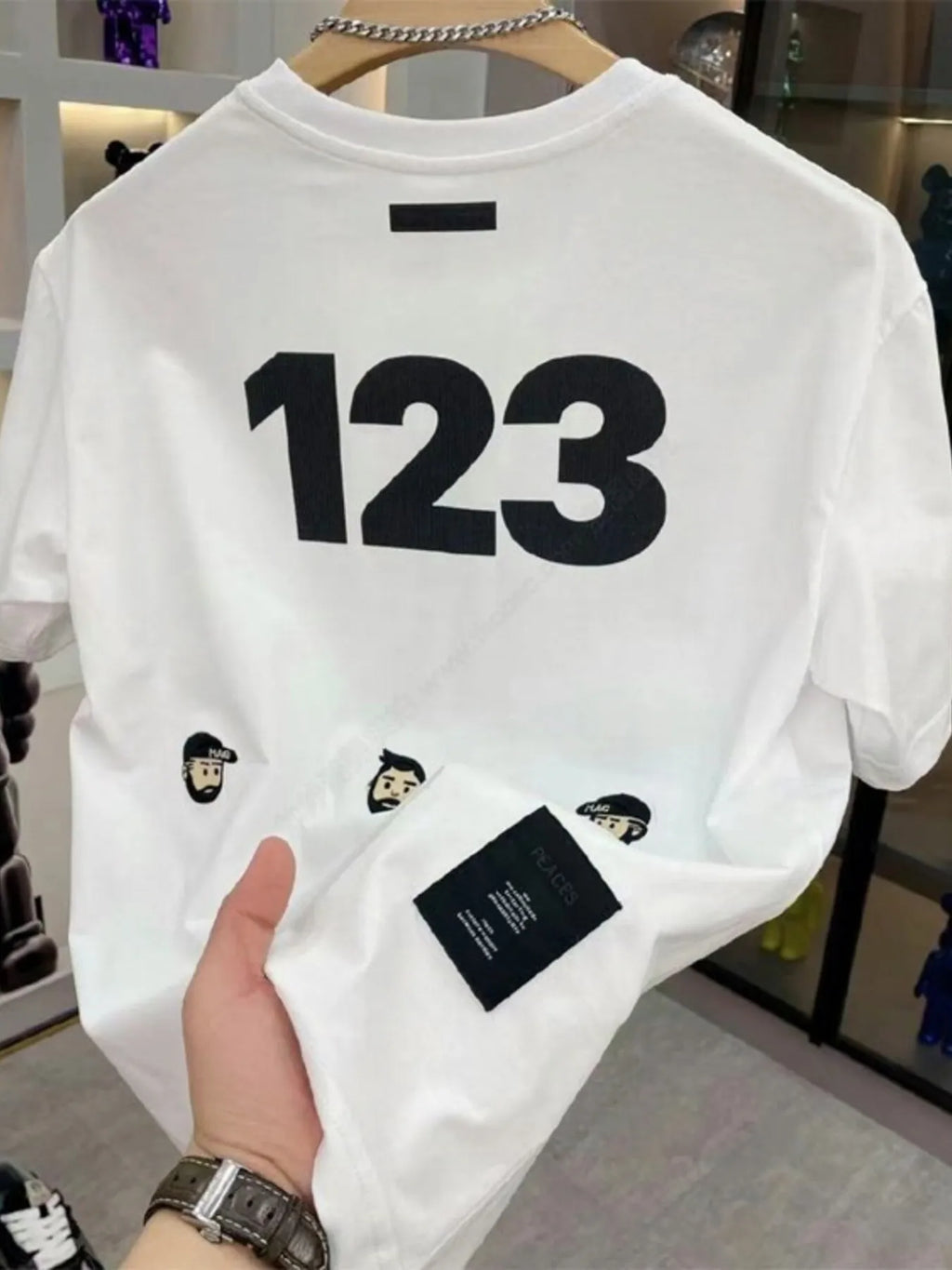 Men's Full Size Number 123 Round Neck T-Shirt Plus Size 81ea6df61504489aa4361420d89de4b9-Max-Origin Trendsi