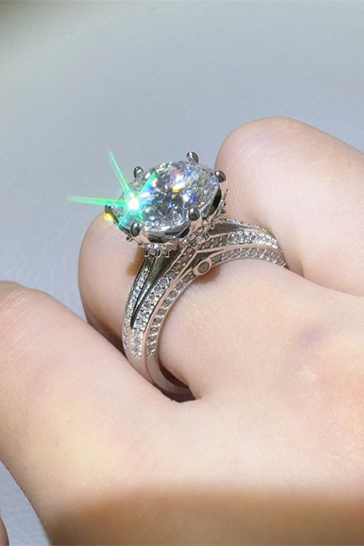 5 Carat Moissanite Silver Ring 925 Sterling Bright Women Jewelry with Box 81fd1300-f57b-418b-a2ad-4cde29416cc2-Max Trendsi