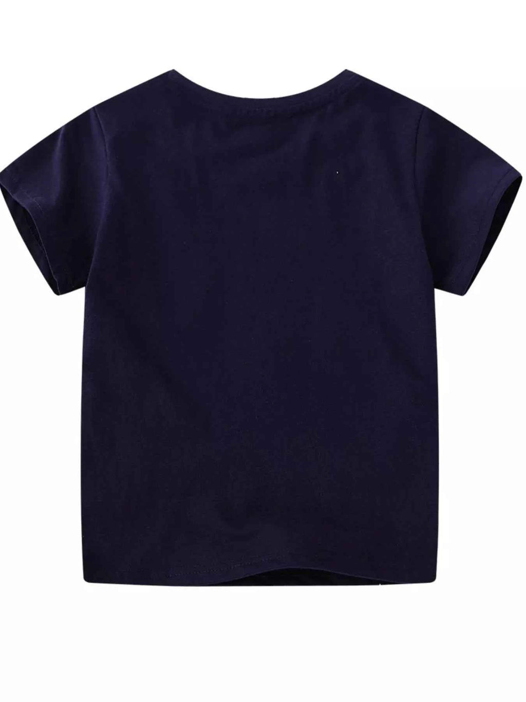 Boy's T-Shirt Cotton Black Children's Dinosaur Print Crew Neck Short Sleeve Top 821d4def-fc39-45ea-868e-484a6818aa13-Max-Origin Trendsi