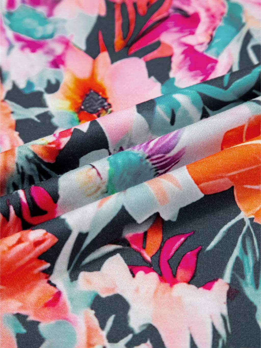 Women's Blouse Floral 3/4 Flare Sleeve Tied Neck 825d7793c0d34731affae5197d253fb1-Max-Origin Trendsi