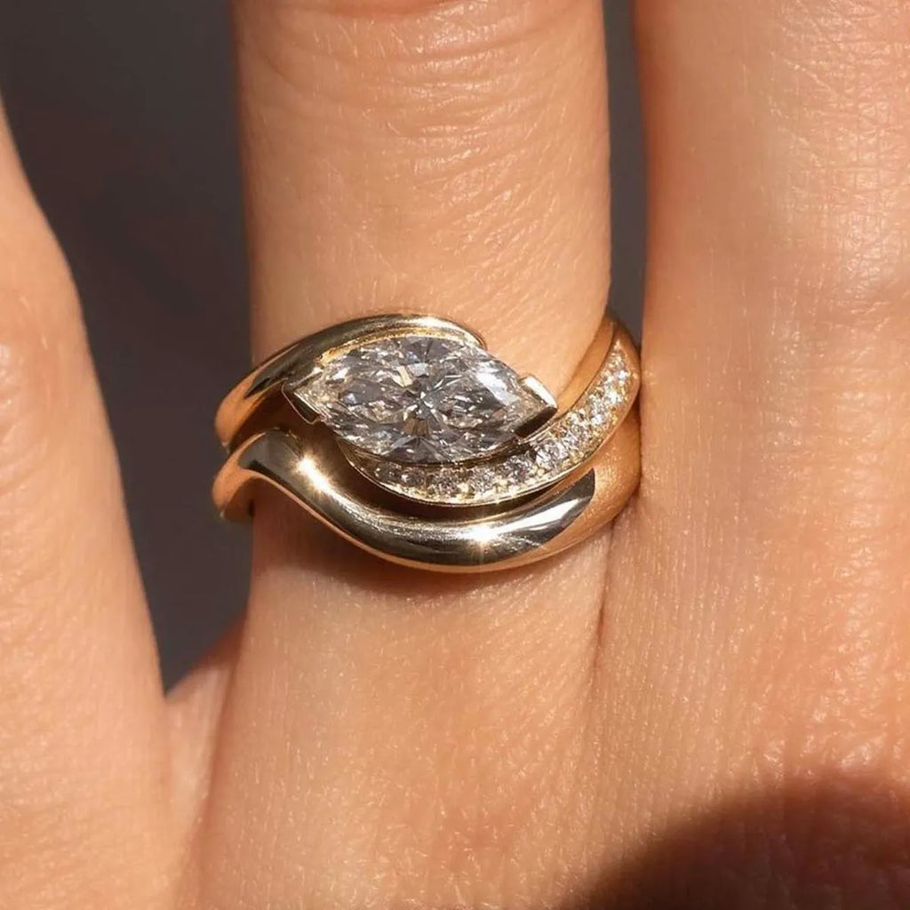 1 Carat Moissanite Stone 2pcs Ring Set 925 Sterling Silver Zircon Jewelry 82c3940d-c602-4cef-91c0-3507111b030b-Max-Origin Trendsi