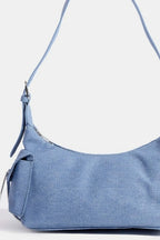 Women's Shoulder Bag Dusty Blue Medium Fame Braided Accent Double Pocket 82cb519f-d332-49aa-b24e-90180b4d9e06-Max-Origin Trendsi